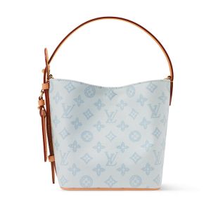Louis Vuitton All in BB Bucket Bag in Monogram Origine Canvas M27529 Light Blue
