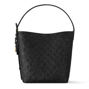 Louis Vuitton All in GM Bucket Bag in Signature Monogram Empreinte Leather M13044 Black