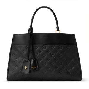 Louis Vuitton Avenue MM Tote in Monogram Empreinte Leather M25575 Black