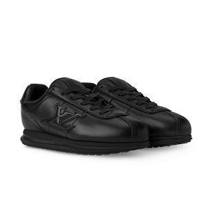 Louis Vuitton LV Buttersoft Sneakers Unisex Lambskin 1AIKEL Black