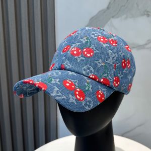 Louis Vuitton x TM Cerise Baseball Cap in Monogram Denim Blue