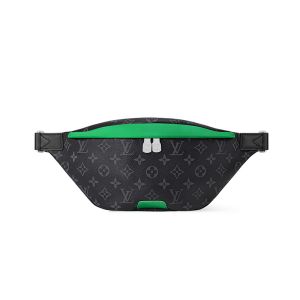 Louis Vuitton Discovery Bumbag in Monogram Eclipse Canvas M25924 Black/Green