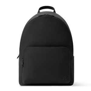 Louis Vuitton Discovery Work Backpack in Waxy Calfskin with LV Aerogram M15259 Black
