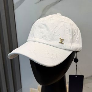 Louis Vuitton LV Iconic Baseball Cap in Monogram Giant Cotton White