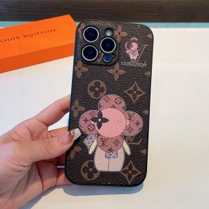Louis Vuitton iPhone Case in Vivienne Monogram Leather Brown