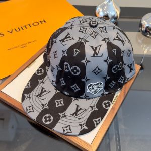 Louis Vuitton x Nigo LV Made Baseball Cap in Striped Monogram Cotton Black
