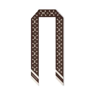 Louis Vuitton Monogram Silhouette BB Bandeau in Silk M97392 Brown