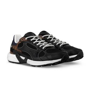 Louis Vuitton LV Olympia Sneakers Unisex Synthetic Leather and Mesh 1AHOFD Black