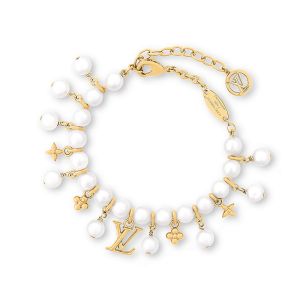 Louis Vuitton Pearl River Bracelet in Metal M1685A Gold