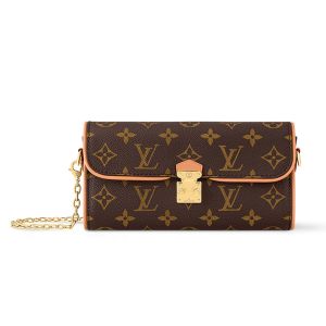 Louis Vuitton Pochette Camille Bag in Monogram Canvas M13566 Brown