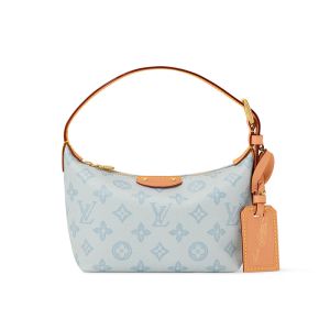 Louis Vuitton Pochette Hills Hobo Bag in Monogram Origine Canvas M28250 Blue