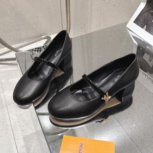 Louis Vuitton Romy Pumps 35mm Women Calf Leather Black