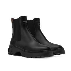 Louis Vuitton LV Squad Chelsea Boots Women Plain Calf Leather 1AICWX Black