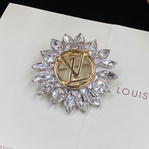 Louis Vuitton LV Starlight Brooch in Metal with Diamonds Gold/Silver