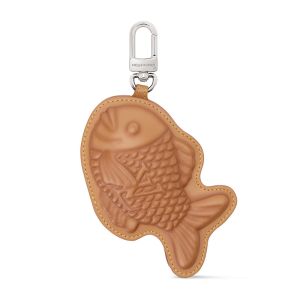 Louis Vuitton LV Taiyaki Bag Charm in Leather M03360 Brown