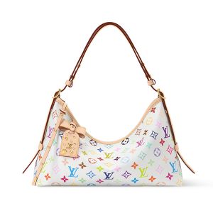 Louis Vuitton x TM CarryAll East West Bag in Monogram Multicolor Canvas M27578 White
