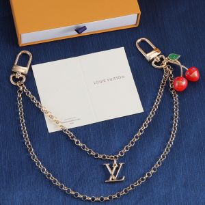 Louis Vuitton x TM LV Cerise Bag Chain in Metal M02598 Gold