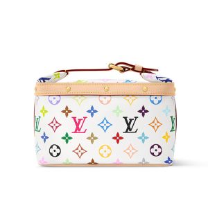 Louis Vuitton x TM Cruiser Toiletry Bag in Monogram Multicolor Canvas M27900 White