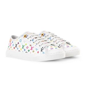 Louis Vuitton x TM LV Lagoon Sneakers Women Monogram Multicolor Canvas 1AJKBK White