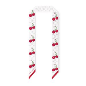 Louis Vuitton x TM Monogram Cerise BB Bandeau in Silk M94968 White