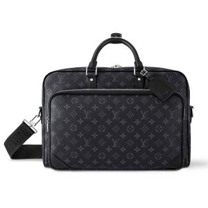 Louis Vuitton Weekender Bag in Monogram Eclipse Canvas M11512 Black