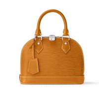 Louis Vuitton Alma BB Handbag in Epi Grained Leather M57540 Brown