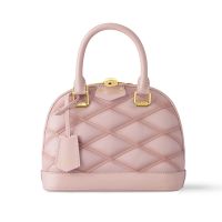 Louis Vuitton Alma BB Handbag in Malletage Lambskin M24453 Pink