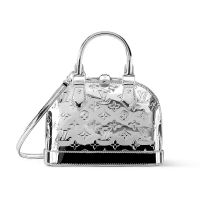 Louis Vuitton Alma BB Handbag in Monogram Canvas M26335 Silver