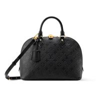 Louis Vuitton Alma PM Handbag in Monogram Empreinte Leather M26489 Black