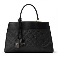 Louis Vuitton Avenue MM Tote in Monogram Empreinte Leather M25575 Black