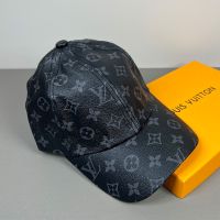 Louis Vuitton Baseball Cap in Monogram Eclipse Canvas Black