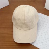 Louis Vuitton Baseball Cap in Monogram Giant Embroidery Cotton Beige