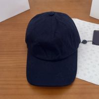 Louis Vuitton Baseball Cap in Monogram Giant Embroidery Cotton Navy Blue