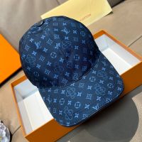 Louis Vuitton Baseball Cap in Monogram Vivienne Cotton Blue