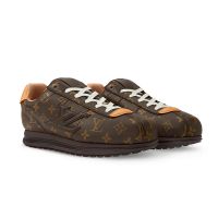 Louis Vuitton LV Buttersoft Sneakers Unisex Monogram Lambskin 1AIKVD Brown