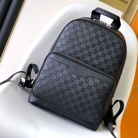 Louis Vuitton Campus Backpack In Damier Infini Leather N40094 Black