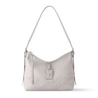 Louis Vuitton CarryAll PM Bag in Monogram Empreinte Leather M12917 Grey