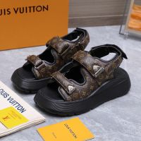 Louis Vuitton Chameleon Comfort Sandals Unisex Monogram Canvas Brown
