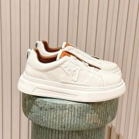 Louis Vuitton LV Buttersoft Sneakers Men Calfskin Beige