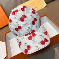 Louis Vuitton x TM Cerise Baseball Cap in Monogram Canvas White