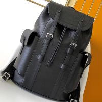 Louis Vuitton Christopher MM Backpack in Epi XL Leather M50159 Black