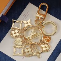 Louis Vuitton LV Circle Twinkling Bag Charm in Metal M01359 Gold