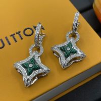 Louis Vuitton Color Blossom BB Star Earrings in Metal with Crystals Silver