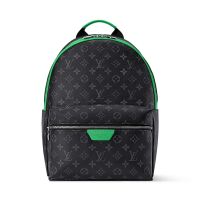 Louis Vuitton Discovery Backpack PM in Monogram Eclipse Canvas M25887 Black/Green