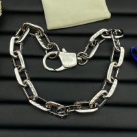 Louis Vuitton LV Edge Necklace in Metal Silver