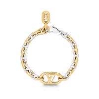 Louis Vuitton Everyday Chain LV Bracelet in Metal M00623 Gold/Silver