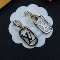 Louis Vuitton Everyday Chain LV Earrings in Metal Silver/Gold