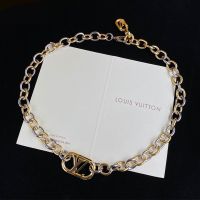 Louis Vuitton Everyday Chain LV Necklace in Metal Gold/Silver