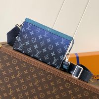 Louis Vuitton Gaston Wearable Wallet in Monogram Gradient Canvas M11544 Blue