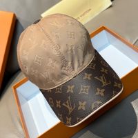 Louis Vuitton LV Get Ready Baseball Cap in Monogram Cotton with Monogram Canvas Visor Khaki/Brown